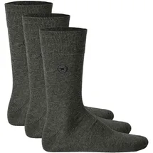 Tom Tailor Herren Socken im Pack - Basic, einfarbig Grau 43-46