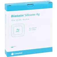 KOHLPHARMA GMBH Biatain Silicone Ag Schaumverband 10x10 cm