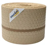 zaunzu Rattan PE für Doppelstabmatten Beige 26m