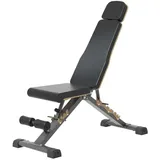 Deportium Excalibur Hantelbank - Black / Gold - One Size