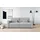 OTTO home 3-Sitzer OTTO HOME "JIGGS wahlweise Schlafsofa mit Bettkasten, Maße B/H/T: 228/96/110 cm", grau (hellgrau), B:228cm H:96cm T:110cm, 100% Polyester, Sofas, Sofa mit Wellenunterfederung, enthält 2 Rückenkissen und 2 Zierkissen