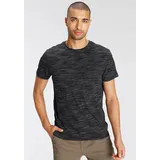 AJC T-Shirt Kurzarm, Regular Fit, meliert, Rundhalsausschnitt Gr. S (44/46), schwarz meliert, , 16280930-S