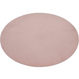 Leonique Fellteppich »Balu«, Nachhaltiger Kunstfell Teppich, Modern" Teppiche Gr. Ø 180 cm, 20 mm, 1 St., rosa rosé Fellteppich Esszimmerteppiche