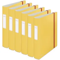 Leitz Qualitäts-Ordner 180° Active, 6er Pack, A4, 350 Blatt,
