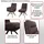 MCW Esszimmerstuhl MCW-G66 Stoff hellgrau-grau 6er Set