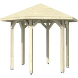 SKANHOLZ Skan Holz Pavillon Nancy 1 Leimholz, Natur