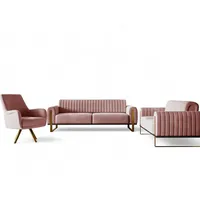 Fun Möbel Sofaset Designersofas Valerie 3-2-1 in Stoff Stoff