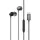 Energy Sistem Metallized Type C In-Ear-Kopfhörer (Typ-C-Anschluss, Mikrofon, Lautstärkeregler, Aluminium, recycelter Kunststoff), Schwarz
