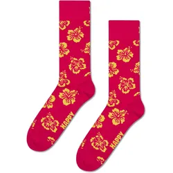 Happy Socks Unisex Socken Hibiscus