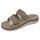 ROHDE Damen Pantolette mit Blumendruck und Lederdecksohle Baviera 1302, Größe:37 EU,
