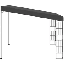 vidaXL Wand-Pavillon 3 x 3 m Anthrazit