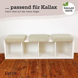 lycce Klemmkissen 1 Leiste Cordstoff extra Polsterung