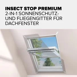 Tesa Fliegengitter Dachfenster 120 x 140 cm Anthrazit