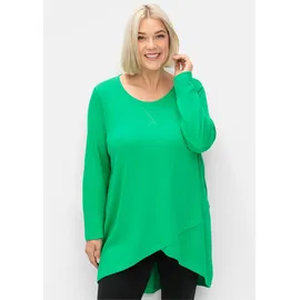 sheego Longshirt Grün 48/50