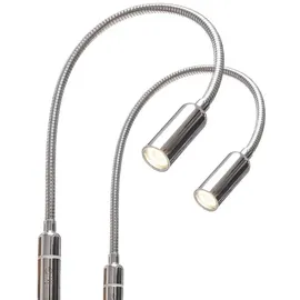 Kalb Material Für Möbel Bettleuchte Chrom 2 St.