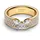 Pandora 164270C01 Damenring Funkelnder Schmetterling breit Goldfarben, 50/15,9
