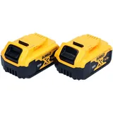 DeWalt DCB 184 P2 Akku Set 2x 18 V 5,0 Ah / 5000 mAh Li-Ion XR