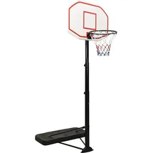 vidaXL Basketballständer Weiß 258-363 cm Polyethylen