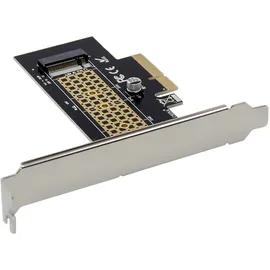 InLine PCIe Karte zu 1x intern NVMe M.2 Key M, x4