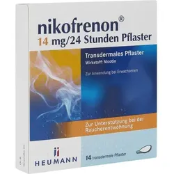NIKOFRENON 14 mg/24 Stunden Pflaster transdermal 14 St