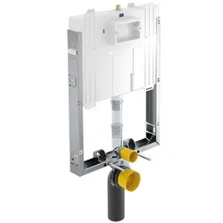 Villeroy & Boch ViConnect Wand-WC-Montageelement Compact 92248400, Montagezubehör, silber/weiß