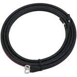 (0% MwSt) Verbindungskabel Batterie auf Laderegler, M6-Kabelschuhe, 150 cm, 6mm2