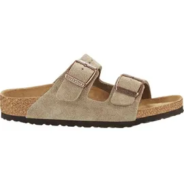 Birkenstock Kinder Arizona Suede Leather Sandale (Größe 32, beige)