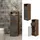 Vicco Majest Midischrank 30,2 x 96,3 cm Nuss/Grau