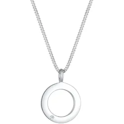 Elli DIAMONDS Kreis Unendlichkeit Diamant (0.015 ct) 925 Silber 45 Damen 
