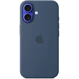 Apple Silikon Case mit MagSafe für iPhone 16 Denim