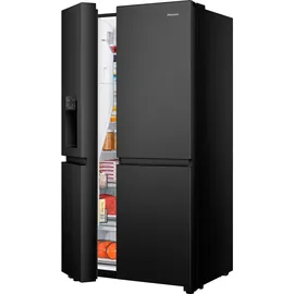 Hisense RS818N4TFE Side-by-Side (632 l, 1790 mm hoch, Schwarz)