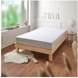 Traumschlaf Spannbettlaken Baumwolle-Jersey 180 x 200 - 200 x 200 cm weiß