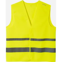 Fahrrad Sicherheitsweste hohe Sichtbarkeit neongelb fluoreszierendes Hellgelb XL/2XL