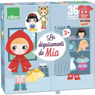 Vilac - Les déguisements de MIA Accessoires für Fashionpuppen, Mehrfarbig (2802)
