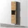 Sanipa „3way“ Hochschrank mit 2 Türen und 1 offenem Fach, Eiche Natural-Touch, UM11685