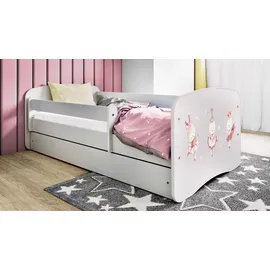 raumhirsch furniture Kinderbett 80 x 180 cm Holzwerkstoff weiß