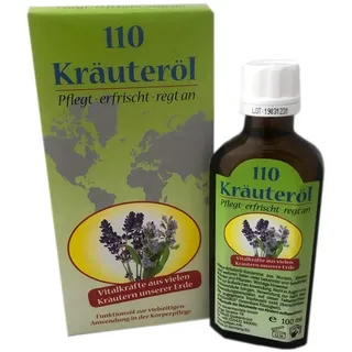 100ml Kräuteröl mit Vitalkräften | Massageöl | Körperpflegeöl | Körperpflege | Funktionsöl aus 110 Kräutern