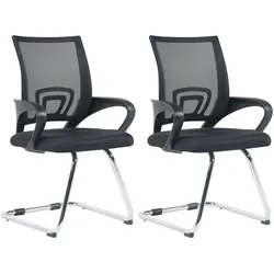 CLP 2er Set Freischwinger Eureka schwarz