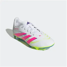 adidas Predator Club FG/MG Fußballschuh rosa|weiß|gelb 33 - 33