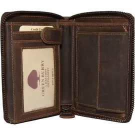 GREENBURRY Vintage Geldbörse Unisex braun
