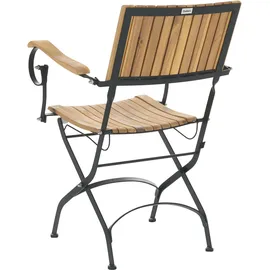 Beliani Bistro Set 3-tlg. Hellbraun