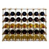 Proregal Weinregal Natur, Holz, Kiefer, Rechteckig, 72.5x52.5x24.5 cm, Wohnzimmer, Regale, Weinregale