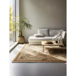 Teppich NORTHRUGS "Adraskan", beige (creme), B:120cm H:8mm L:170cm, Polypropylen, Teppiche, Orient Optik, Läufer, strapazierfähig, pflegeleicht, robust