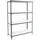 Proregal Schwerlastregal Mid Metal Shark HxBxT 150 x 110 x 40 cm Fachlast 200 kg Anthrazit-Weiß