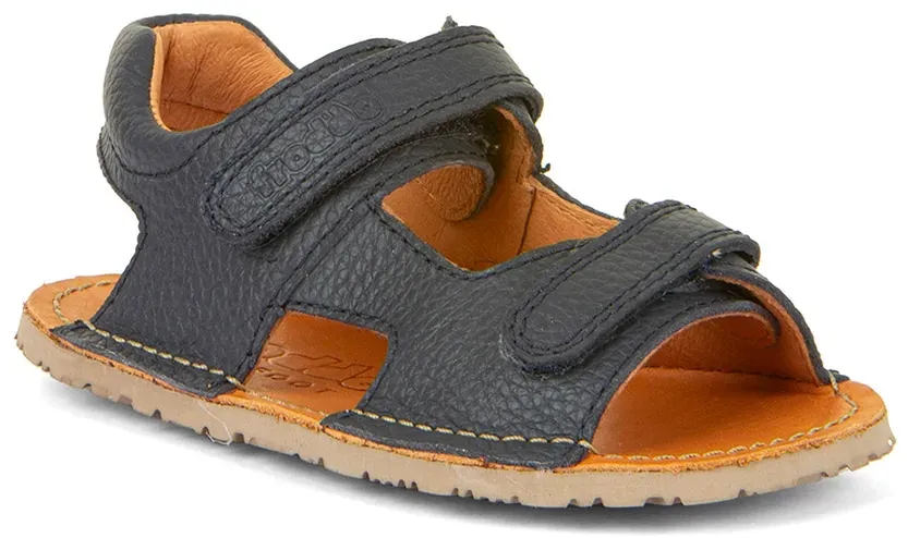 Sandale FRODDO, Jungen, Gr. 27, blau (dunkelblau), Leder, unifarben, Schuhe Sandale, Topseller