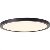 Brilliant Tuco LED Deckenaufbau-Paneel 25cm schwarz/weiß 1x LED integriert, 16W LED integriert, (Lichtstrom: 2100lm, Lichtfarbe: 2700K)