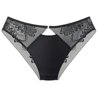 LASCANA Tanga Damen schwarz Gr.44/46