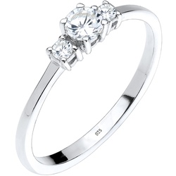 Elli Verlobung Zirkonia Kristalle 925 Sterling Silber 58 Damen