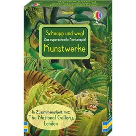 Usborne Publishing Schnapp und weg! Das superschnelle Kartenspiel: Kunstwerke