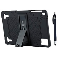 Xtahdge 10.1 Zoll Tablet Hülle Silikon Hülle Tablet Ständer Universal Tablet Hülle Verstellbarer Ständer mit Kapazitiver Stift